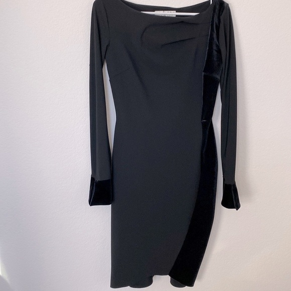 LA PETITE ROBE DI CHIARA BONI MAYSA VELVET DRESS SIZE XS - Picture 4 of 12